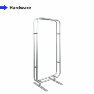 Phone-Shaped Exhibit Stand Frame