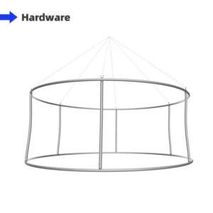 Circle Hanging Sign Frame