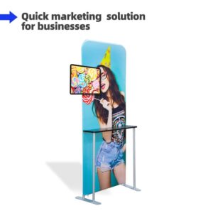Tension Fabric Stand With LCD Board