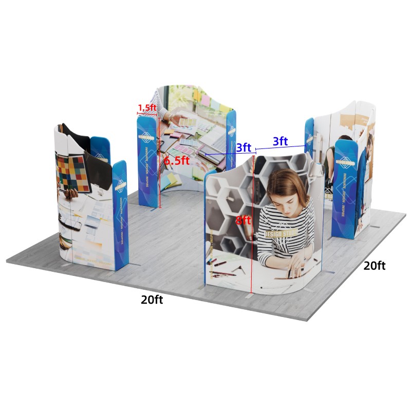 20x20ft Magnetic Modular Fabric Displays-B - Image 11