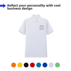 Women's Polo Shirt-Reflective Print