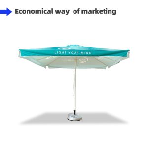 3x3m Square Market Umbrellas With Valances