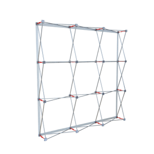 8FT Straight Fabric Popup Displays Frame
