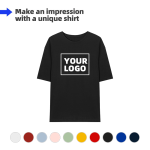 Adult Round Neck Tee-Off-Set Print