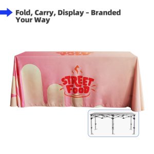 Folding Table with Table Cover