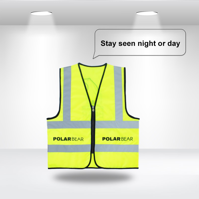 Safety Vest With Zipper Closure - Image 2