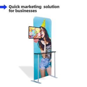 Tension Fabric Stand With LCD Board