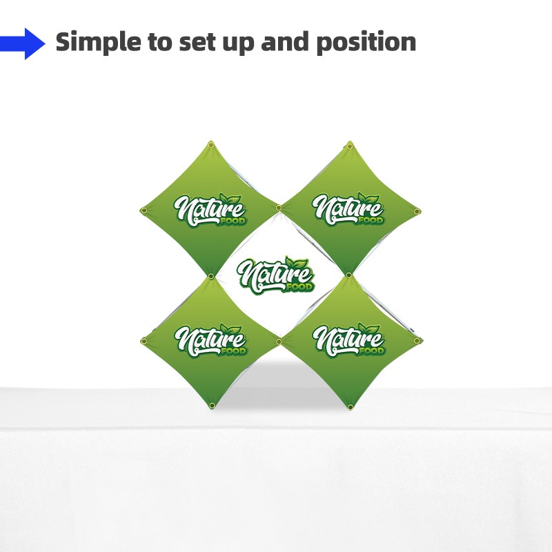 X Grid Table Top Pop Up Display