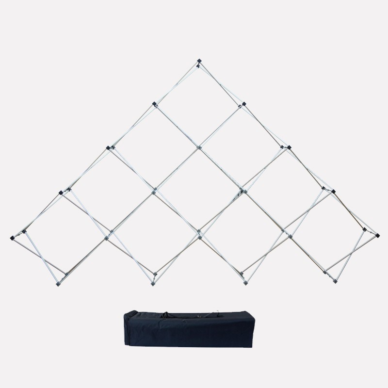 Triangular Large Grid Table Top Pop Up Display - Image 2