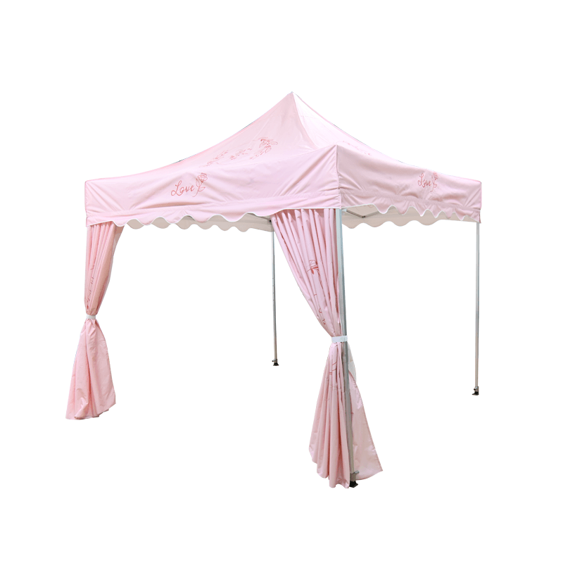 10x10 Tent with Scalloped Valances and Curtains - Image 2