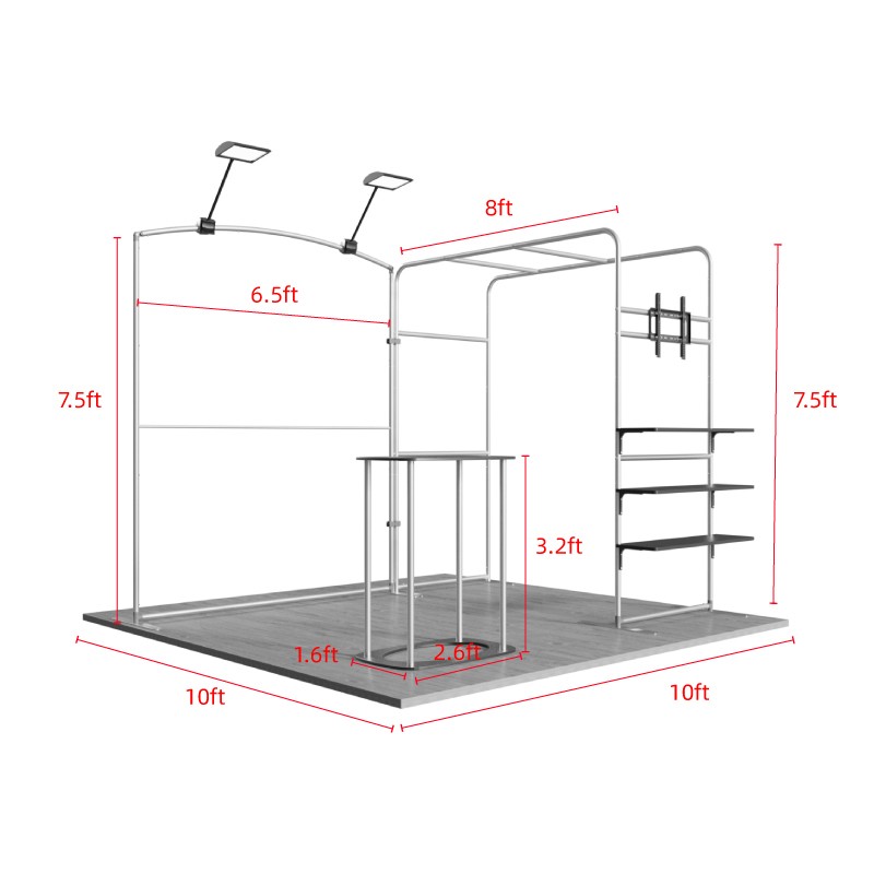10x10ft Trade Show Booth Kit - C3 - Image 11