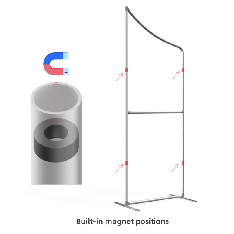 Magnetic Slope Fabric Banner Stand 1 - Image 11