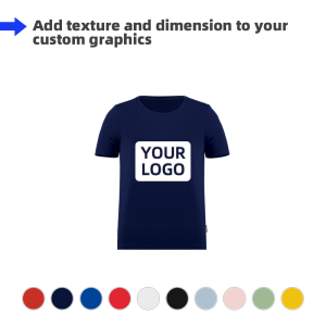 Kids Round Neck Tee-Foam Print