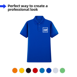 Men's Polo Shirt-Off-Set Print