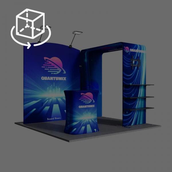 10x10ft Trade Show Booth Kit - C3 - Image 2