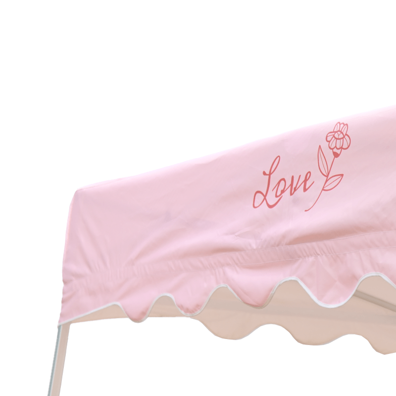 10x10 Tent with Scalloped Valances and Curtains - Image 3