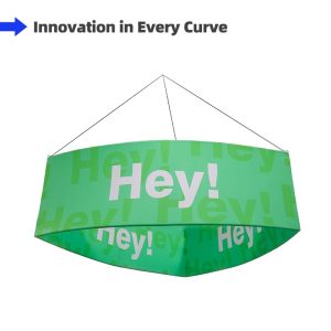 Curved Triangle Hanging Sign