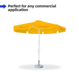 3x3m Round Market Umbrellas With Valances